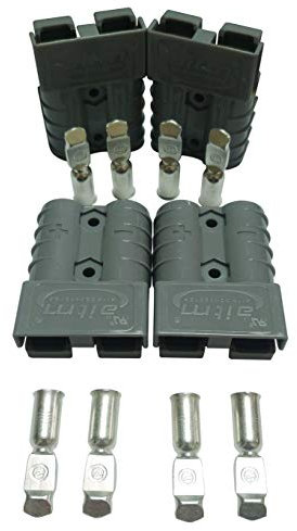 4 Stück Batterieanschluss 50A Batterie Schnellanschluss Stecker Für Auto Van Modi Motorrad