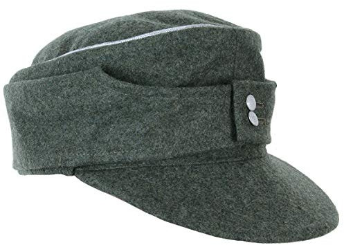 Epic Militaria Offiziere M43 Skikappe Feld (Grau, Medium (56/57 cm))