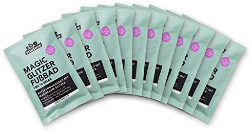 #be routine Magic Glitzer Fußbad, 40 g (12er Pack)