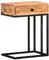 vidaXL Akazienholz Massiv Beistelltisch U-Form Kaffeetisch Sofatisch Couchtisch Wohnzimmertisch Laptoptisch Tisch Betttisch 45x30x61cm