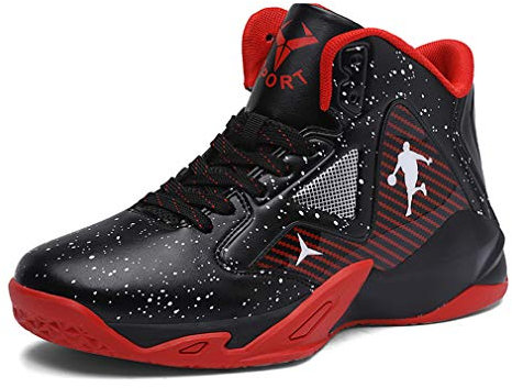 BINQI Männer Basketball Schuhe High-Top-Dämpfung Licht Anti-Skid AtmungsAktive Outdoor-Sportschuhe Man Sneakers
