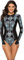 Beachkini Traje de baño para Mujer con protección Solar, Traje de baño de Manga Larga, Ropa de Surf de una Pieza con Cremallera,01,M