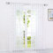 HeichkelL Voile Vorhang mit Schlaufen Transparent Gardine Modern Silberglänzende Schmetterlinge 1 Stück Schlaufenschals Luftige Fensterstores für Wohnzimmer BxH 140x225 cm