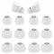 6 Pairs Replacement Silicone Ear Tips Compatible with Beats Studio Buds + / Fit Pro, S/M/L 3 Size Earbuds Eartips Flexible Rubber Gel Cover Skin Accessories for Beat Studio Buds - Silicone White
