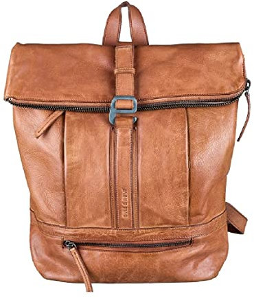 Bull & Hunt Rucksack rolltop backpack light tan Shopper Ledertasche Unisex