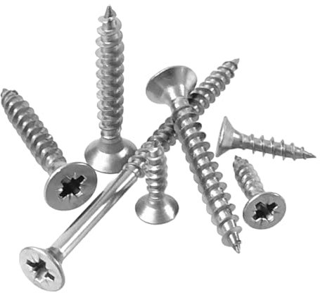 Spanplattenschrauben Holzschrauben Holzbauschrauben Senkkopf Kreuzschlitz Kreuz Edelstahl A2 V2A VA rostfrei Ø 3,0 3,5 4,0 4,5 bis 20mm Vollgewinde ab 25mm Teilgewinde // EHK-Verbindungstechnik
