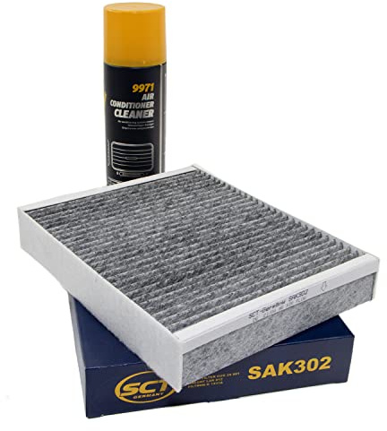 Innenraumfilter SAK302 + Klimaanlagen Reiniger 520 ml MANNOL