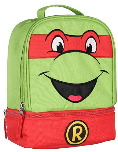 INTIMO Teenage Mutant Ninja Turtles TMNT All Turtles Lunchbox mit zwei Fächern (Raphael)