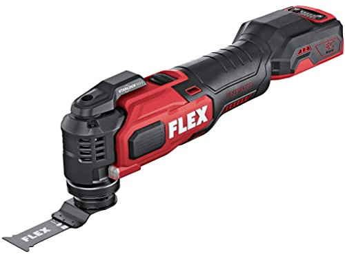 Flex Akku Multitool MT 18.0-EC (18 V, inkl. 2x Akkus 2,5 Ah, Oszillationswinkel 2 °, mit LED-Licht, bürstenloser Motor, einfacher Werkzeugwechsel ) 531018