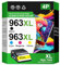 Glliter 963 XL Druckerpatronen Kompatibel für HP 963XL Multipack für HP Officejet Pro 9010 Patronen für 9012 9020 9014 9015 9016 9018 9019 9022 (‎‎‎‎‎‎‎Schwarz Cyan Magenta Gelb, 4er-Pack)