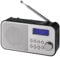NEWTRO Tragbares DAB/FM-Radio mit Akku - Digitalradio, Baustellenradio & Küchenradio mit Kopfhöreranschluss, Tastensteuerung, Teleskopantenne und Senderspeicher, einfache Bedienung, kompakt & modern