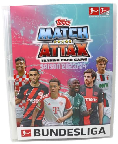 Topps Match Attax Bundesliga Karten 2023-2024 - Sammelkarten - 1 Sammelmappe