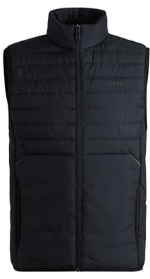 BOSS Mens V Thor 2 Water-Repellent Gilet with Decorative Reflective Details