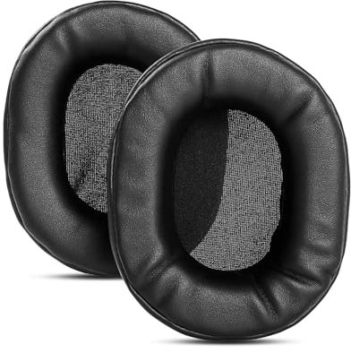 MDR-7506 - Cuscinetti auricolari di ricambio compatibili con cuffie Sony WH-L600 MDR-7506 MDR-V6 in pelle proteica