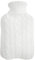 HugeDE Knitted Hot Water Bottle Cover Only Water Bag Cover Removable Bottle Cover Water Bottle Sleeve Cover Big Knit Water Bottle Cover White