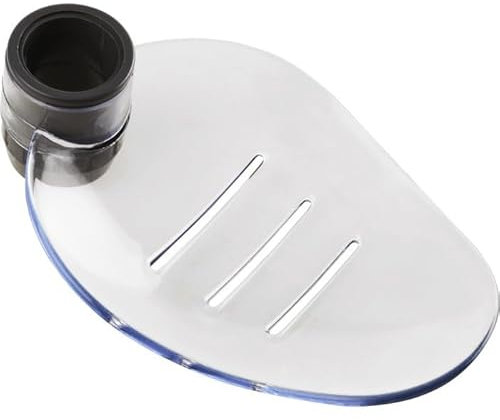 Odyssea Porte-Savon pour Barre de Douche - Diamètre 25 mm - Transparent