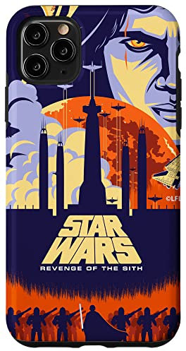 Star Wars Revenge of the Sith Illustrated Movie Poster Case for iPhone 11 Pro Max