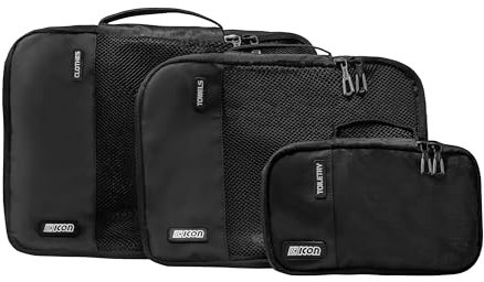 Scicon Sports Reisepackwürfel-Set (schwarz)