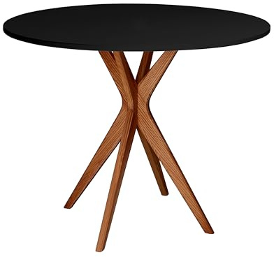 RAGABA JUBI Runder Esstisch 90cm Eiche schwarz