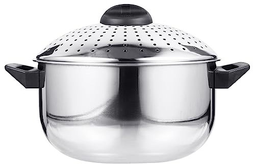 CIYODO Stainless Steel Noodle Pot with Lid Cooking Pot Lightweight Anti-Corrosion Cookware for Efficient Noodle Preparation