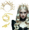 ASFWAGQ Medusa Schlangen Kopfschmuck Schlangen Haarreif Schlangen Halskette Armband Schlangenring Snake Headband für Karneval Halloween Cosplay Kostüme Accessoires Medusa Kostüm Zubehör
