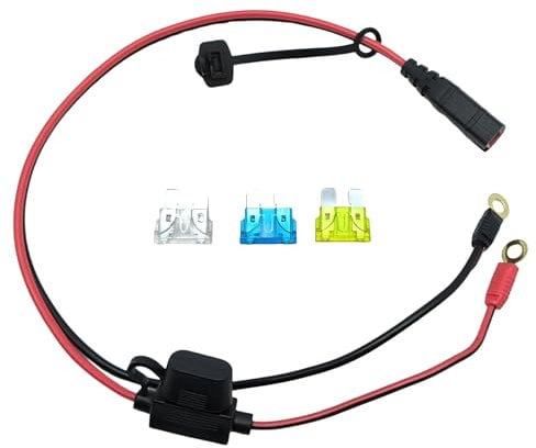 Kabelbaum kompatibel mit NOCO GC002 X-Connect, Batterie-Tenderkabel Ladegerätkabel mit M6 (1/4in) XL Ösenklemmenanschluss