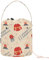Firefighter Fire Ladder Alarm Crochet Storage Knitting Bag Yarn Storage Tote with Holes Yarn Tote for Crochet Knit Craft Organizers