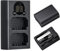 NZBS NP-FZ100 2280mAh Akku und LCD Dual Ladegerät Kit für Sony Alpha A7III,A7IV,A7R III/A7R3,A7RIV,A7RV,A7C,A7S III/A7S3,A9,A9II,A6600,A9R,A9R,9S,FX3,FX30