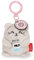 LEGAMI - Porte-clés Super Soft! Thème Kitty, Porte-clés en Peluche, Pendentif avec Message gravé et Mousqueton en Zinc, 7x11 cm