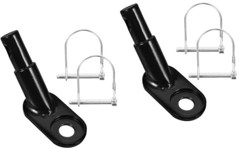 BESPORTBLE 2 Sätze Zugkopf Mountain Hitch Anhängerkupplung Anhängerkupplung Anhänger Für Fahrrad Fracht Gepäcktasche Mobilitätsroller Zubehör Satteltaschenhalter Hund Fahrrad Taxi
