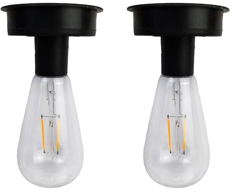 Ailan 2 paket/los Outdoor Solar Laternen Ersatz Top Mit Warm Weiß Led lampe Ersatz Solar Licht Für Laterne Solar Birne