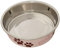Loving Pets Bella - Cuenco de Acero Inoxidable para Perro, Antideslizante, Apto para lavavajillas y Resistente a Las bacterias, Plato metálico para Mascotas, Color Rosa Paparazzi, Mediano (796 ml)