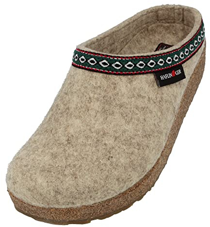 HAFLINGER Grizzly Franzl Filzpantoffel Hausschuh Filzclog