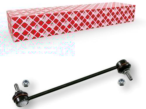 febi bilstein 17377 Verbindungsstange mit Sicherungsmuttern, 1 Stück