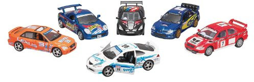 Goki - Street Racers, aus Metall, 1:36, L= 12,5 cm, Spielzeug und Zubehör, Farbe (Mehrfarbig) (12188)