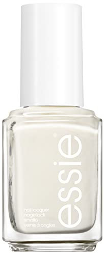 essie Nagellack mit deckendem und glänzendem Finish für farbintensive Fingernägel, Nr. 790 make a raquet, Weiß, 1 x 13,5 ml