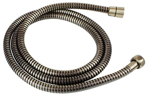 Sanixa 1117BR Tuyau de douche de qualité en laiton vieilli 170 cm | Acier inoxydable | Tuyau de douche | Raccord standard | Flexible de douche | Accessoires de salle de bain