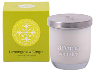 houseproud Botanical Duftkerze aus ätherischen Duftölen (grün: Lemongras & Ginger)
