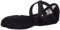 Capezio Women's Hanami Canvas Ballet Shoe Flat, Black, 6.5 UK