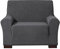 EBETA E Elastisch Sofa Überwürfe Sofabezug, Stretch Sofahusse Sofa Abdeckung Hussen für Sofa, Couch, Sessel 1 Sitzer (Dunkelgrau, 85-115 cm)
