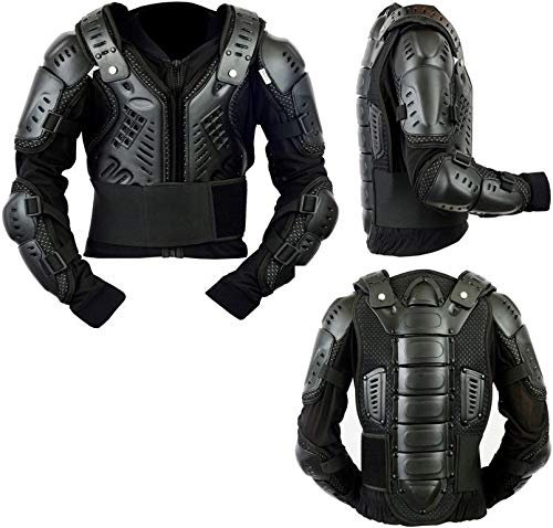 MCW Gear Kids Childrens Body Armour Motocross Motorbike Motorcyle Protection Jacket Motorcycle Body Guard CE Approved Chest Spine Elbow Shoulder Protection (6)