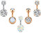 Incaton Bauchnabelpiercing 6mm14 Gauge Bauchnabelpiercing Edelstahl Nabelpiercing Piercing Bauchnabel Schmuck