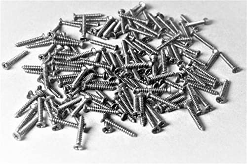 bahnwaren 0002 Gleisschrauben Holzschrauben Kreuz 200 St 1,4x10mm für H0 K-Gleis