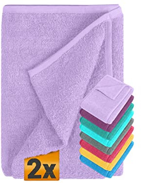 npluseins 1594.2319 - Set di 2 cuscini per sedia a sdraio e sdraio da giardino, 60 x 130 cm, colore: lilla