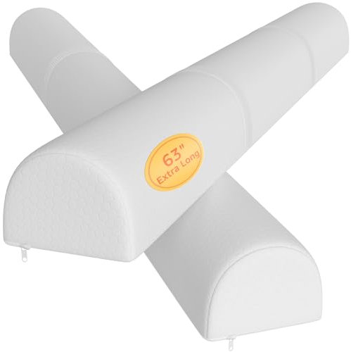 YENING Extra lange Bettumrandung für Kleinkinder, Schaumstoff-Bettschutzgitter für Kinderbett, Kleinkind, Bettumrandung für Doppelbett, Queen-Size-Bett, 160 cm, 2 Stück