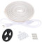 pcning COB LED Streifen 230V Direktanschluss mit Stecker 20M Weiss 4000K, 20 Meter Wasserdicht Lichtband 230 Volt Outdoor LED Strip (Weiss, 20m)