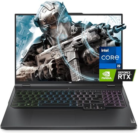 Lenovo Legion Pro-5i - Computer portatile da gaming da 16 WQXGA (2560 x 1600) 240 Hz, Intel Core i9-13900HX (24 core), NVIDIA GeForce RTX 4070, RAM DDR5 da 64 GB, SSD da 4 TB, tastiera