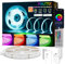 PAUTIX COB LED Streifen RGB 10M,Dimmbares 24V RGB LED Strip Light Selbstklebend,WIFI Funktioniert mit Alexa/Google Assistant/Tuya Farbe Wechselndes LED Band für Spielzimmer,Party DIY Dekoration