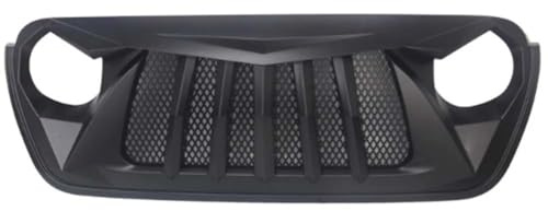 ABS Front Racing Grille Für Jeep Wrangler JL & Gladiator JT 2018-2022 Stoßstange Grills Maske Abdeckung Auto Zubehör geändert,without lamp