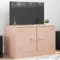 Juroupi TV-Schrank Fernsehschrank Schrank Wohnzimmer TV Cabinet TV Sideboard Wohnzimmer Rosa 67x39x44 cm Stahl - 841633